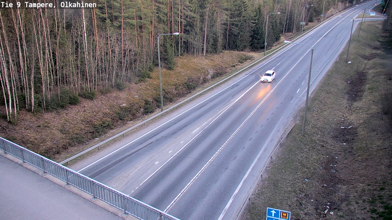 Weather Camera Image Road 9 Tampere, Olkahinen, Tampere, Pirkanmaa