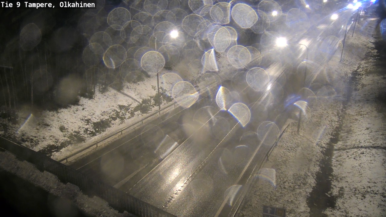 Weather Camera Image Väg 9 Tammerfors, Olkahinen, Tampere, Pirkanmaa