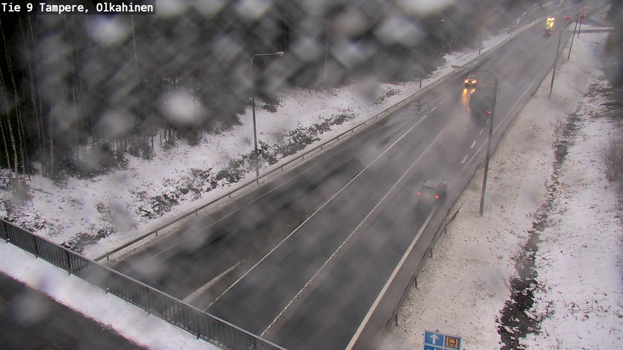 Weather Camera Image Väg 9 Tammerfors, Olkahinen, Tampere, Pirkanmaa