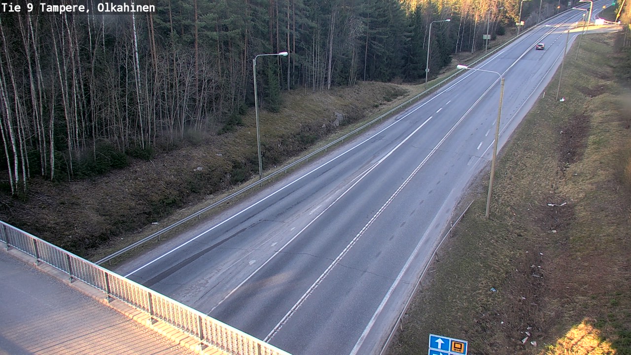 Weather Camera Image Road 9 Tampere, Olkahinen, Tampere, Pirkanmaa