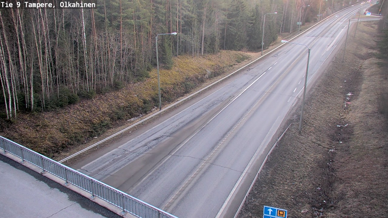 Weather Camera Image Road 9 Tampere, Olkahinen, Tampere, Pirkanmaa