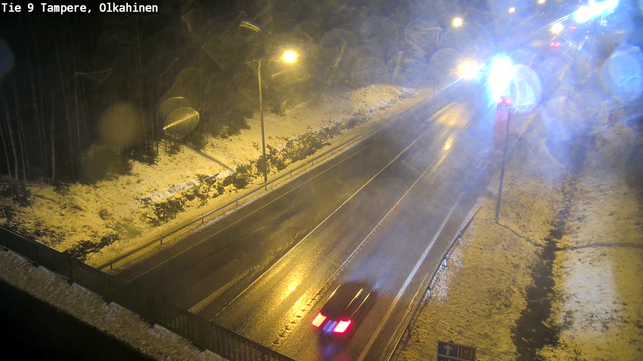 Weather Camera Image Väg 9 Tammerfors, Olkahinen, Tampere, Pirkanmaa