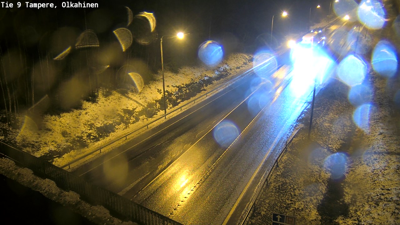 Weather Camera Image Väg 9 Tammerfors, Olkahinen, Tampere, Pirkanmaa
