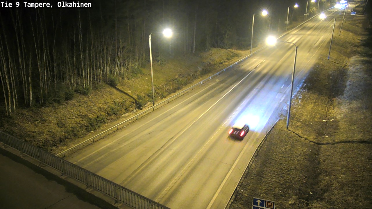 Weather Camera Image Road 9 Tampere, Olkahinen, Tampere, Pirkanmaa