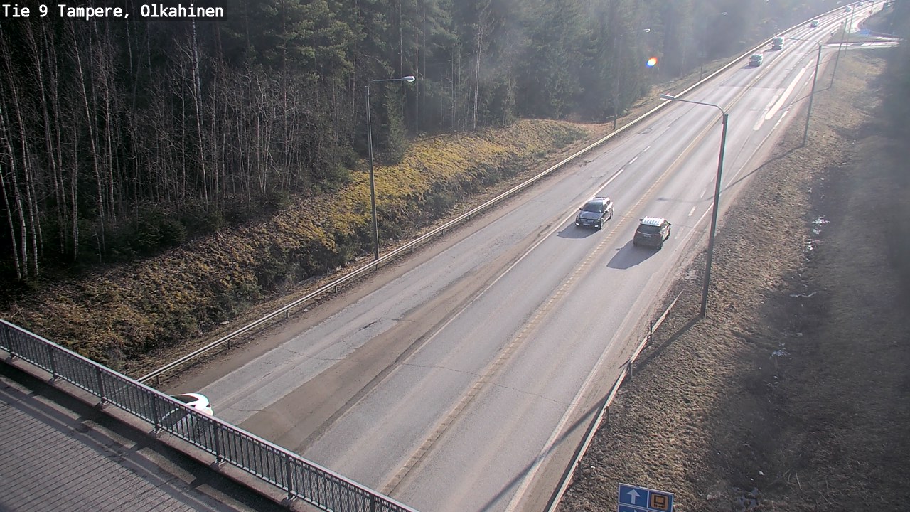 Weather Camera Image Road 9 Tampere, Olkahinen, Tampere, Pirkanmaa
