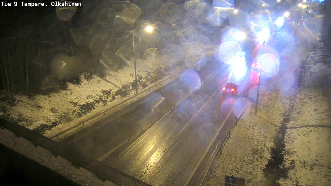 Weather Camera Image Väg 9 Tammerfors, Olkahinen, Tampere, Pirkanmaa