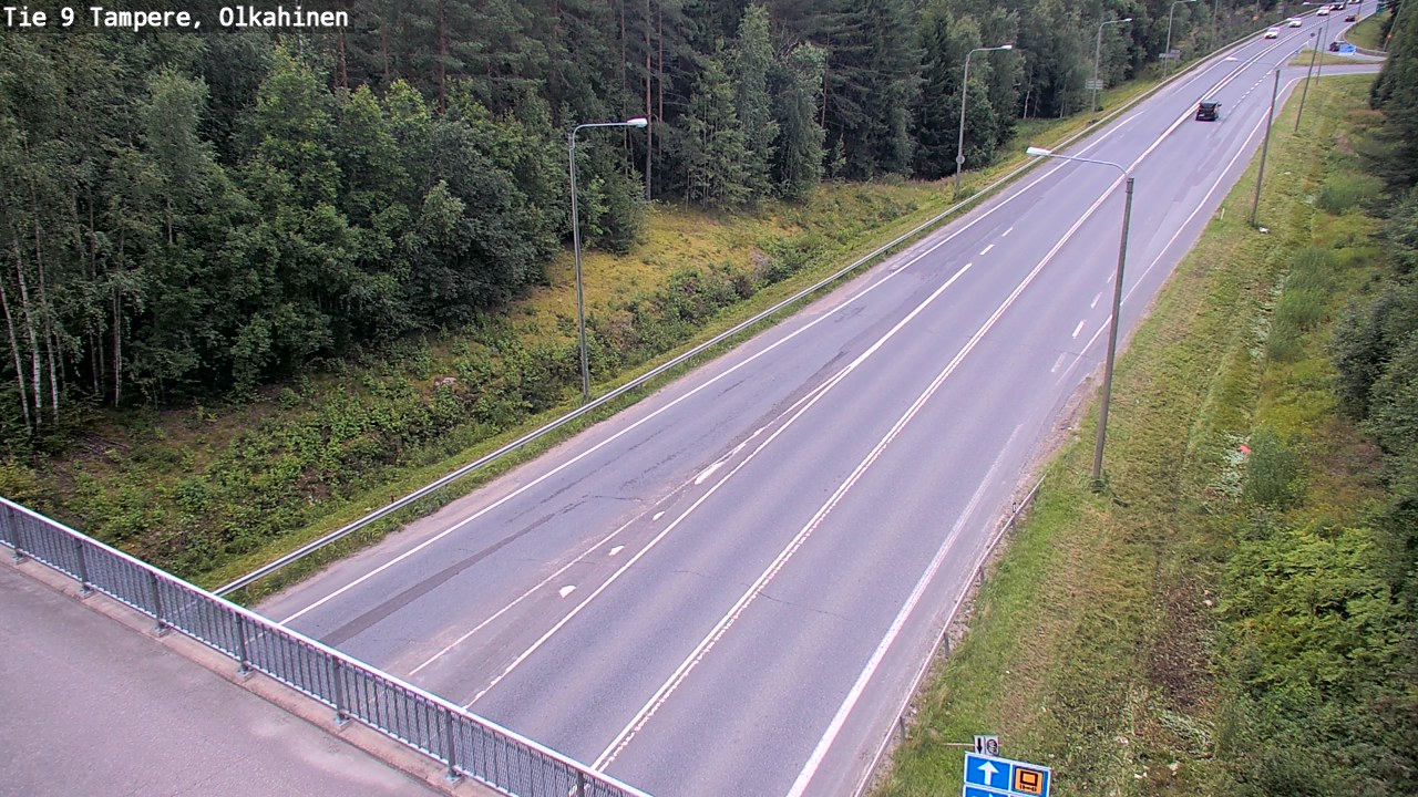 Weather Camera Image Road 9 Tampere, Olkahinen, Tampere, Pirkanmaa