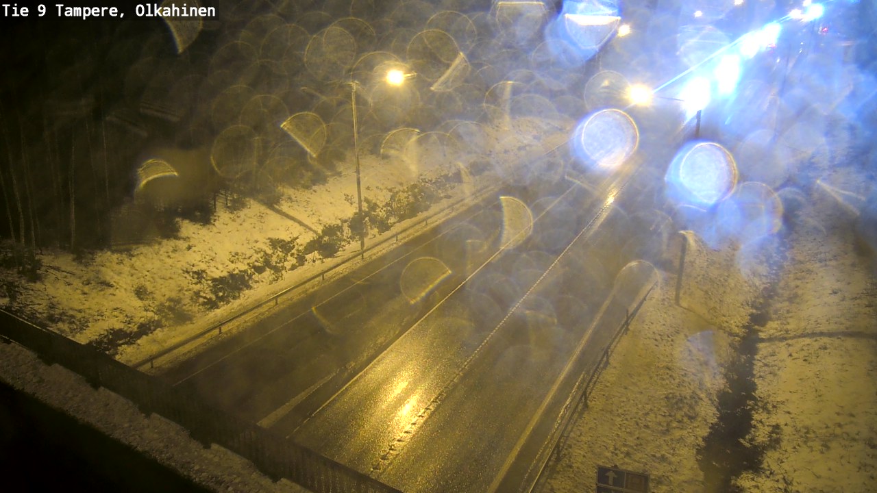 Weather Camera Image Väg 9 Tammerfors, Olkahinen, Tampere, Pirkanmaa