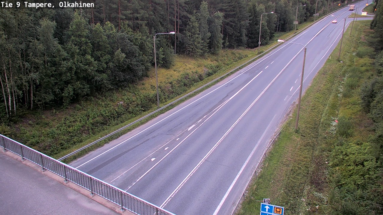 Weather Camera Image Road 9 Tampere, Olkahinen, Tampere, Pirkanmaa