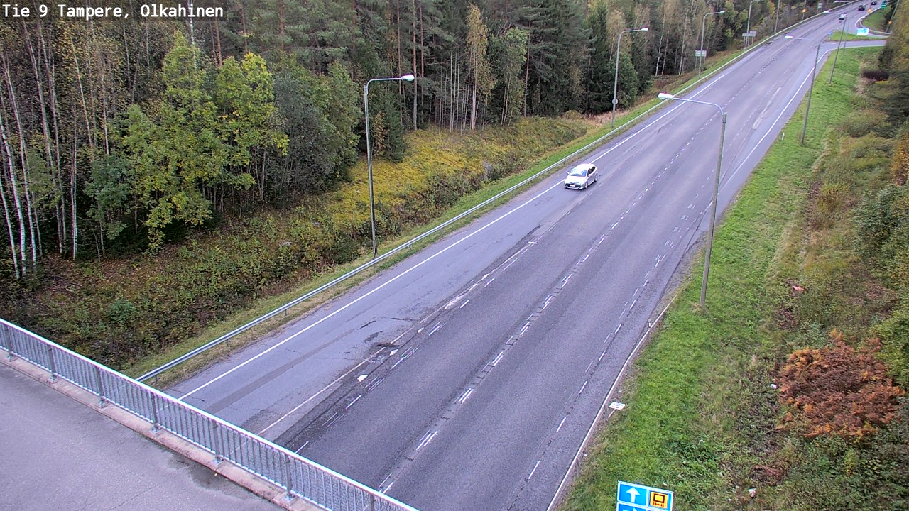 Weather Camera Image Road 9 Tampere, Olkahinen, Tampere, Pirkanmaa