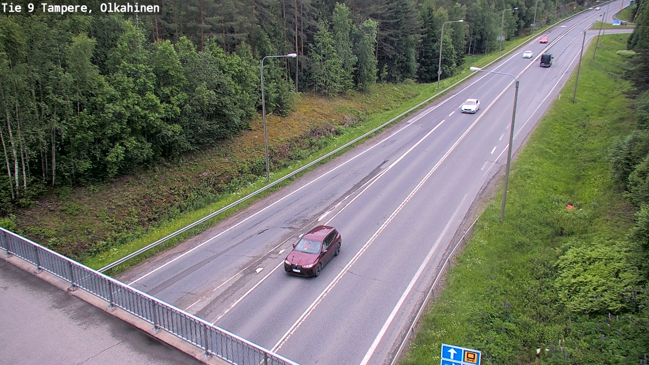 Weather Camera Image Road 9 Tampere, Olkahinen, Tampere, Pirkanmaa