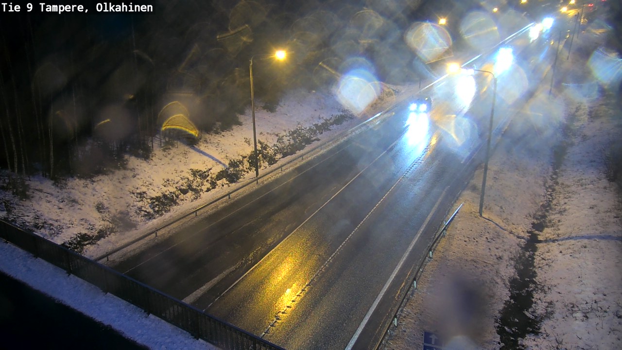 Weather Camera Image Väg 9 Tammerfors, Olkahinen, Tampere, Pirkanmaa