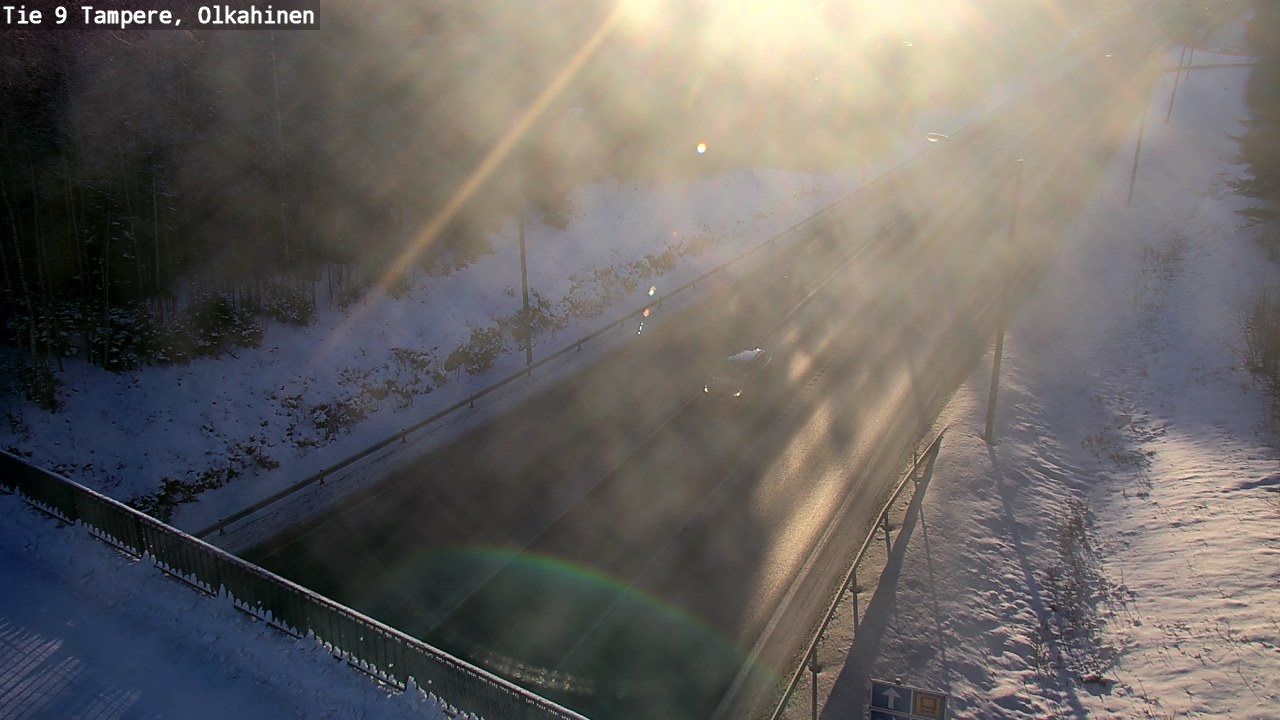 Weather Camera Image Väg 9 Tammerfors, Olkahinen, Tampere, Pirkanmaa
