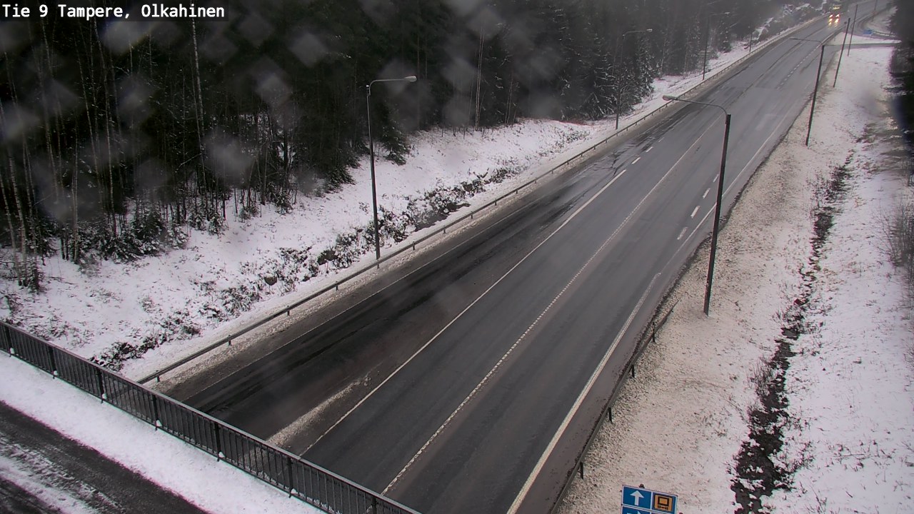 Weather Camera Image Väg 9 Tammerfors, Olkahinen, Tampere, Pirkanmaa