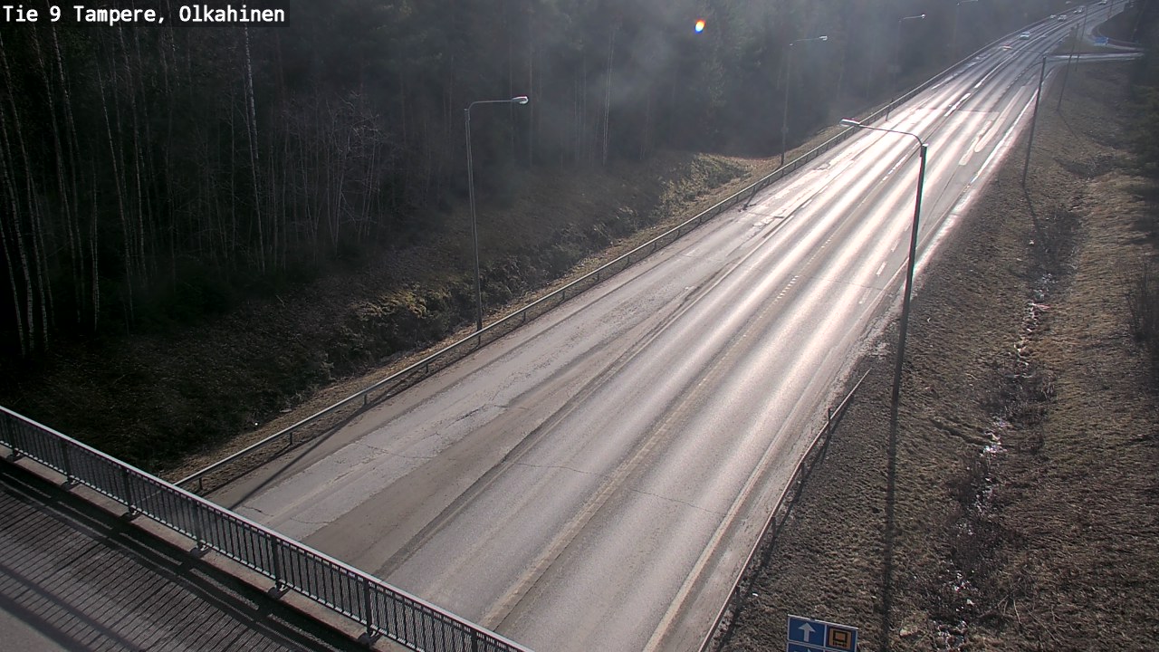 Weather Camera Image Road 9 Tampere, Olkahinen, Tampere, Pirkanmaa