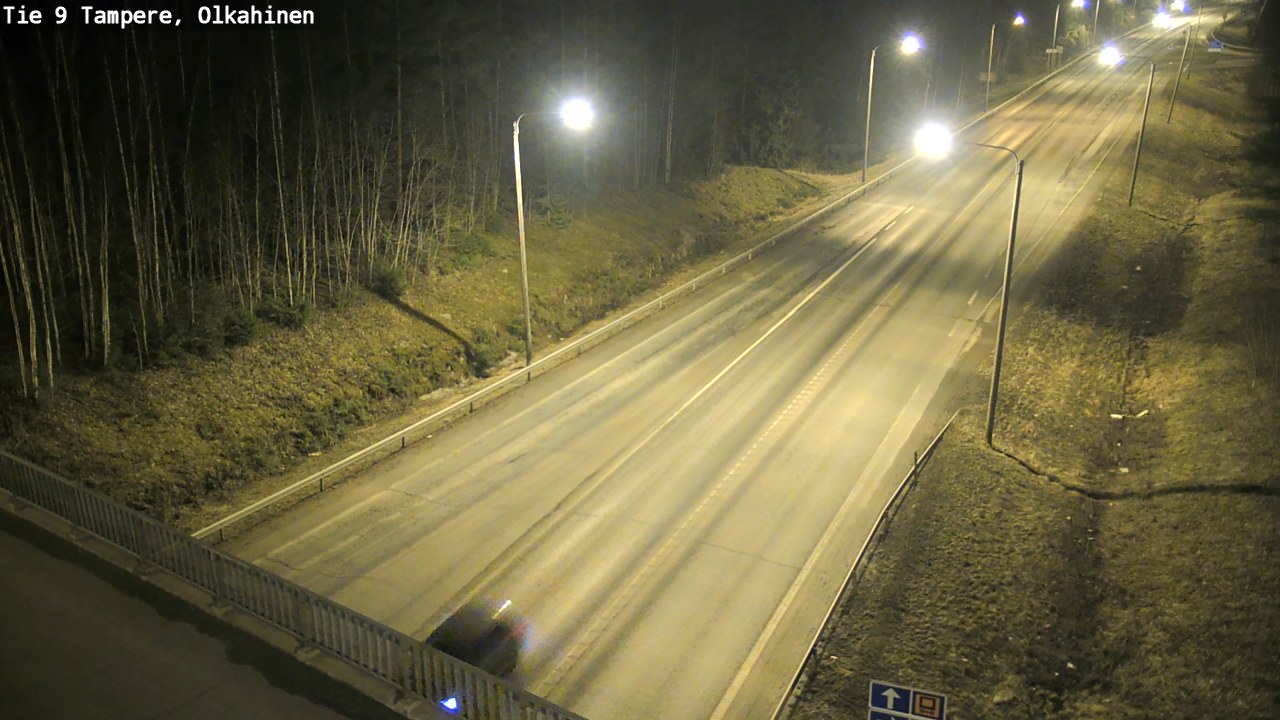 Weather Camera Image Väg 9 Tammerfors, Olkahinen, Tampere, Pirkanmaa