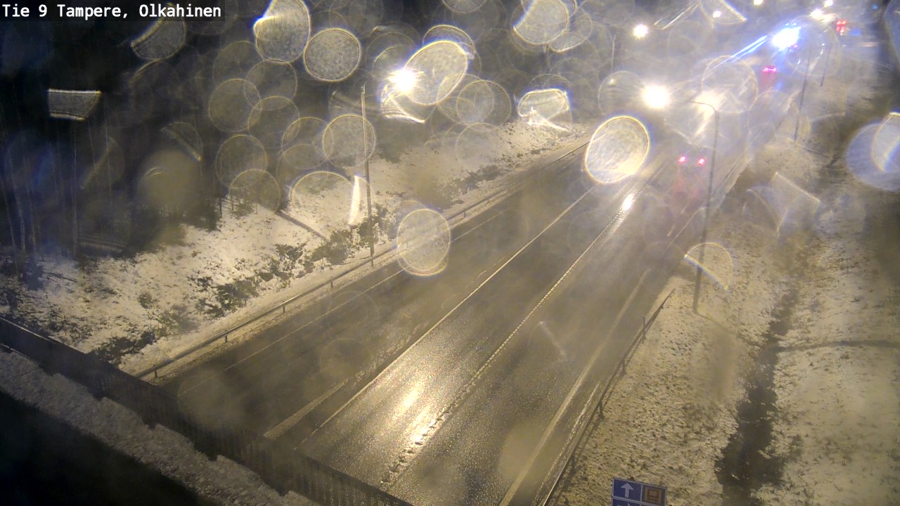 Weather Camera Image Väg 9 Tammerfors, Olkahinen, Tampere, Pirkanmaa