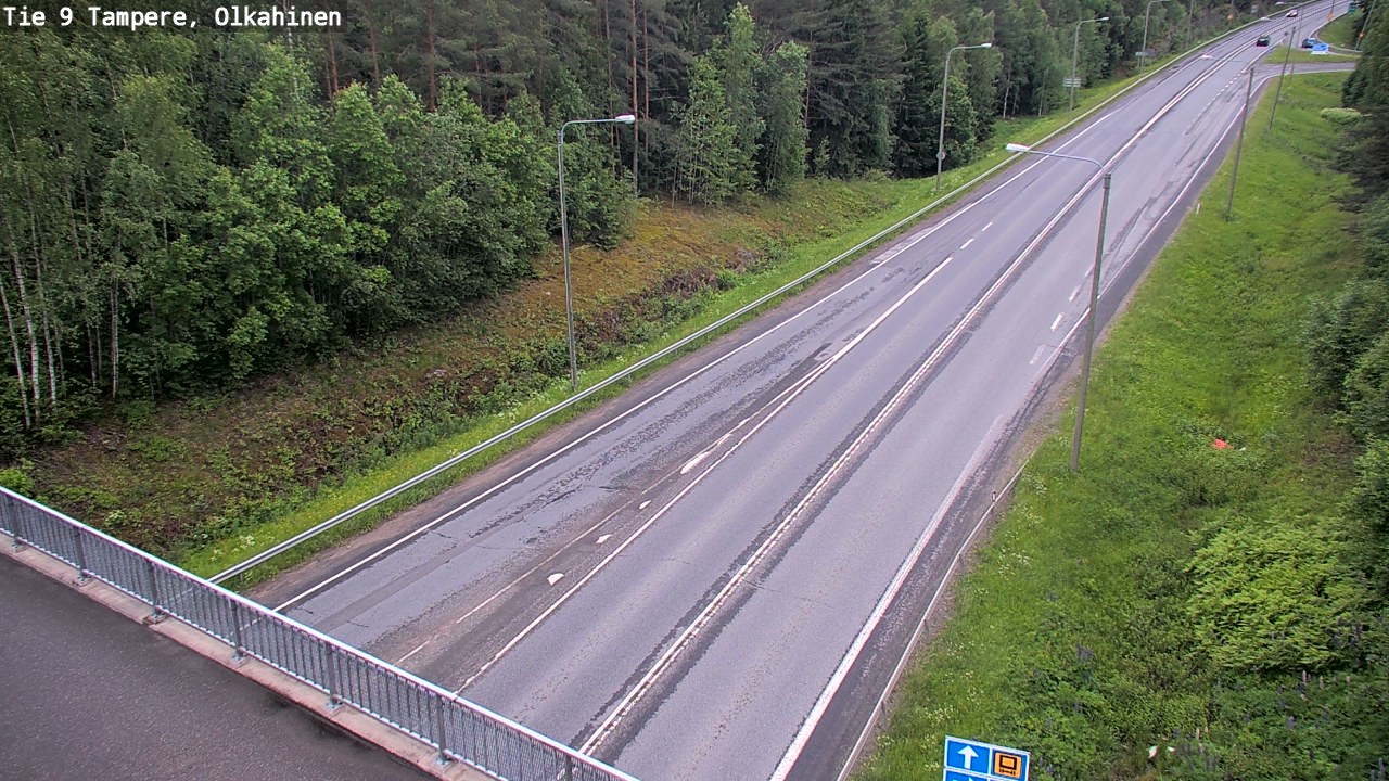 Weather Camera Image Road 9 Tampere, Olkahinen, Tampere, Pirkanmaa