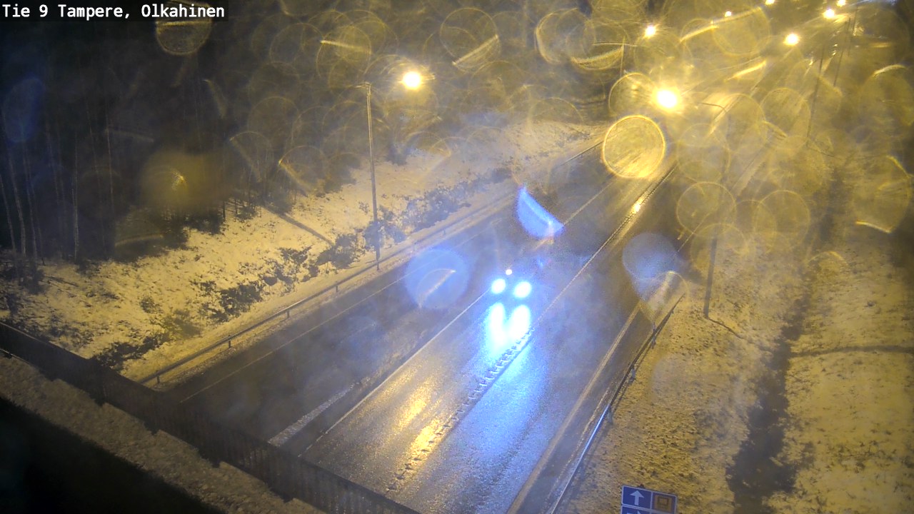 Weather Camera Image Väg 9 Tammerfors, Olkahinen, Tampere, Pirkanmaa