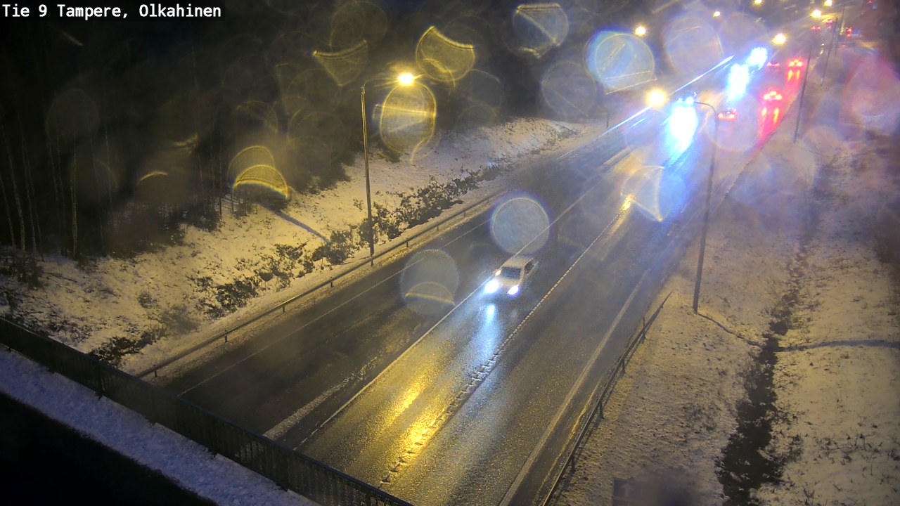 Weather Camera Image Väg 9 Tammerfors, Olkahinen, Tampere, Pirkanmaa