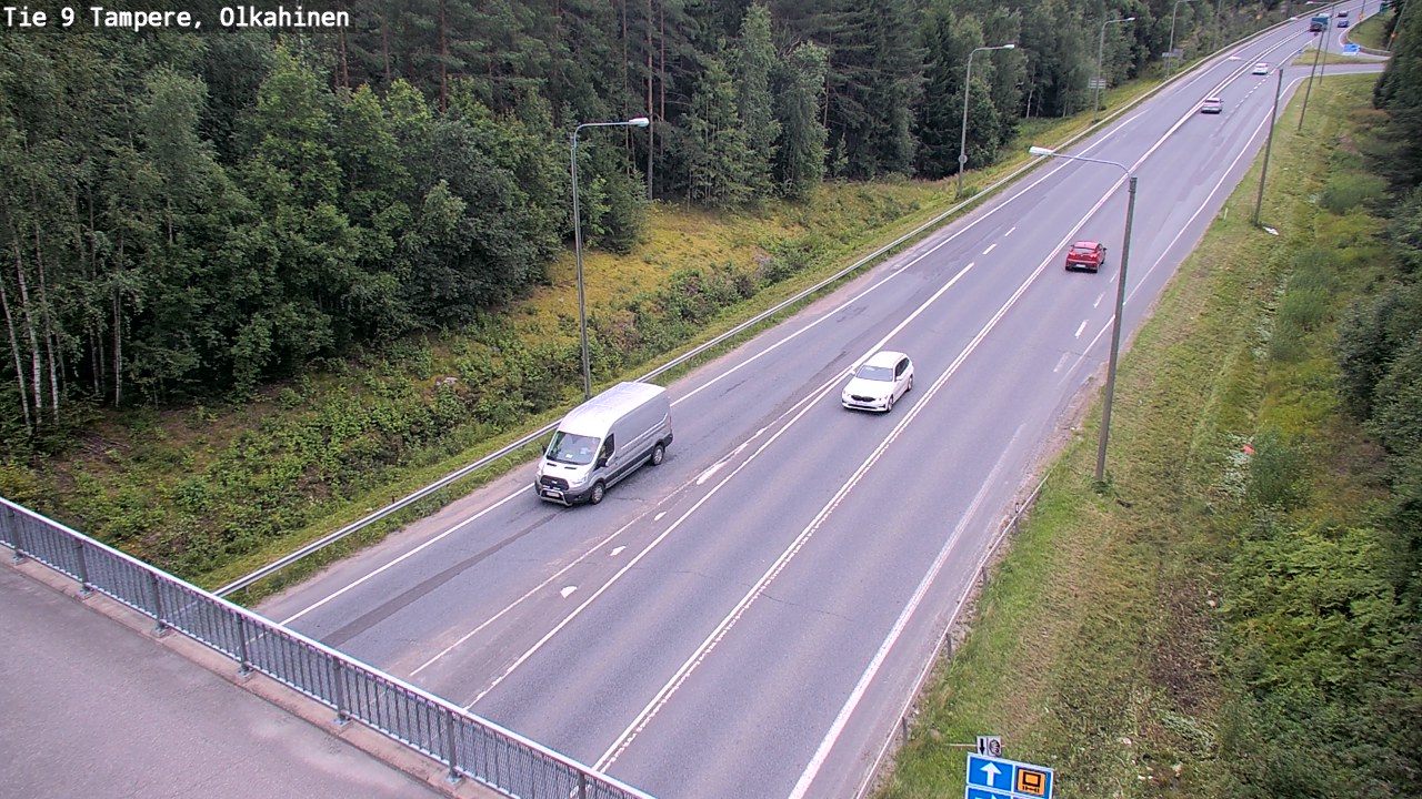 Weather Camera Image Road 9 Tampere, Olkahinen, Tampere, Pirkanmaa