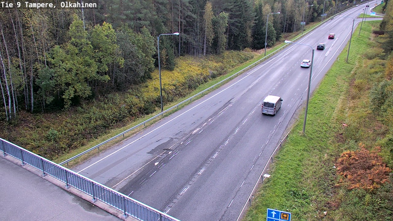 Weather Camera Image Road 9 Tampere, Olkahinen, Tampere, Pirkanmaa