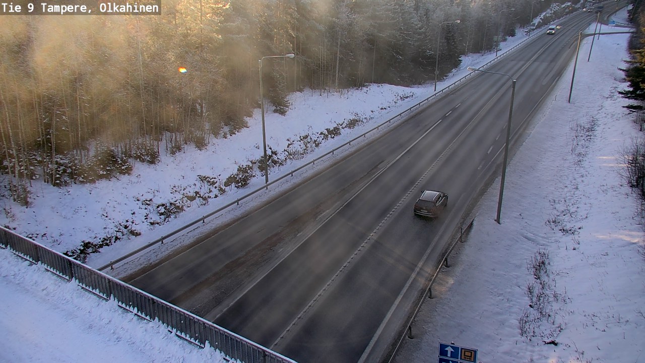 Weather Camera Image Väg 9 Tammerfors, Olkahinen, Tampere, Pirkanmaa