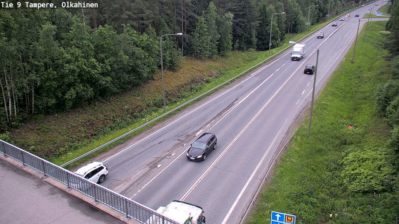 Weather Camera Image Road 9 Tampere, Olkahinen, Tampere, Pirkanmaa