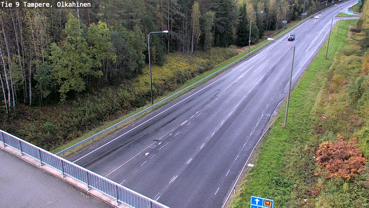 Weather Camera Image Road 9 Tampere, Olkahinen, Tampere, Pirkanmaa