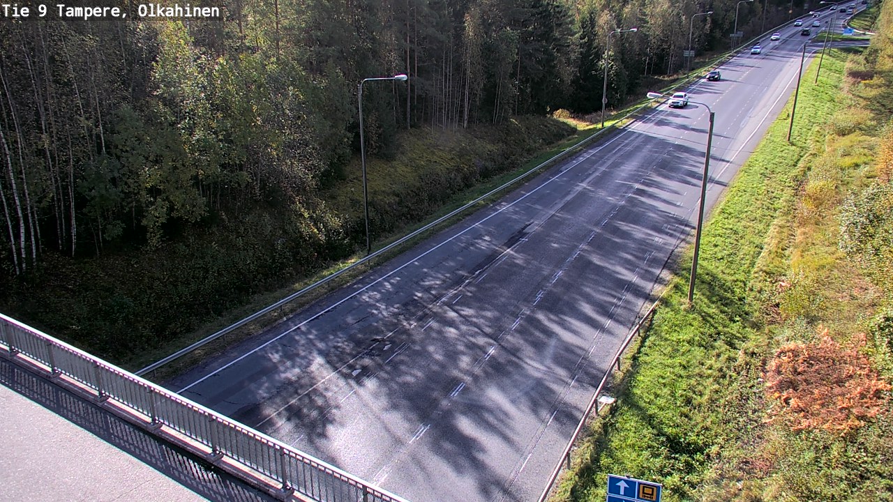 Weather Camera Image Road 9 Tampere, Olkahinen, Tampere, Pirkanmaa