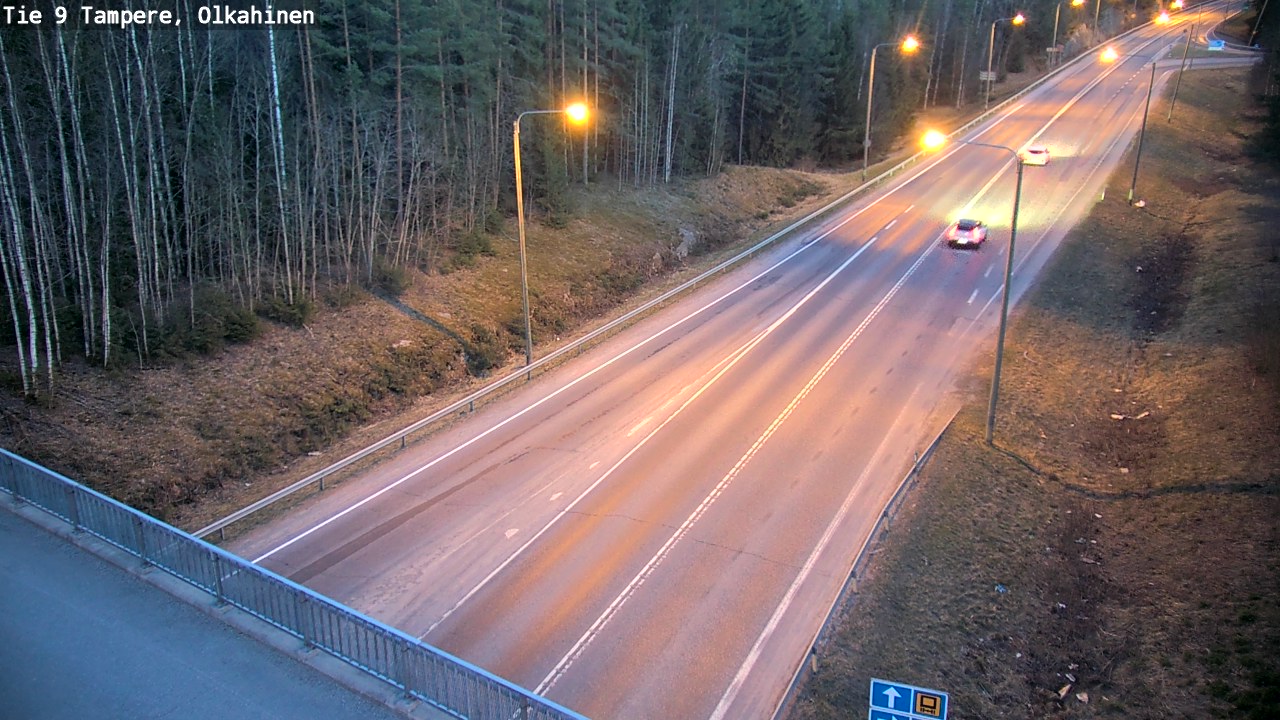 Weather Camera Image Road 9 Tampere, Olkahinen, Tampere, Pirkanmaa