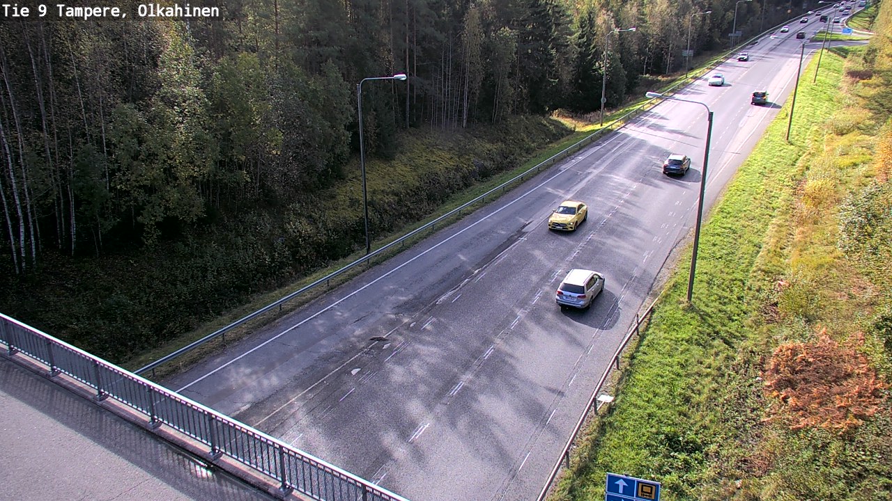 Weather Camera Image Road 9 Tampere, Olkahinen, Tampere, Pirkanmaa