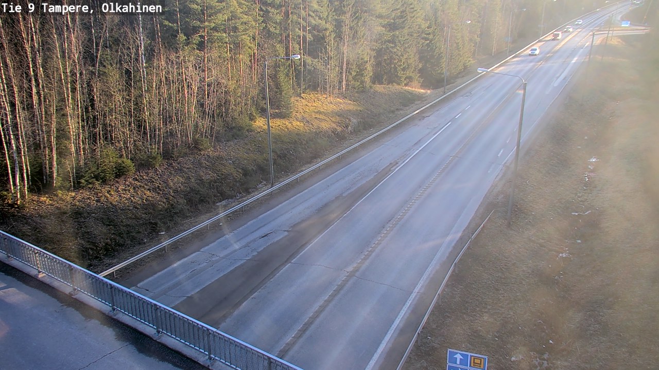 Weather Camera Image Road 9 Tampere, Olkahinen, Tampere, Pirkanmaa