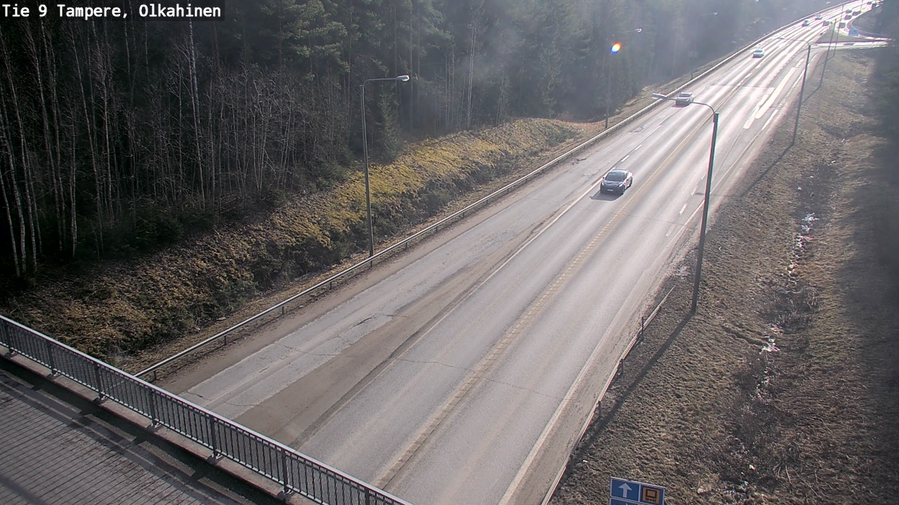 Weather Camera Image Road 9 Tampere, Olkahinen, Tampere, Pirkanmaa