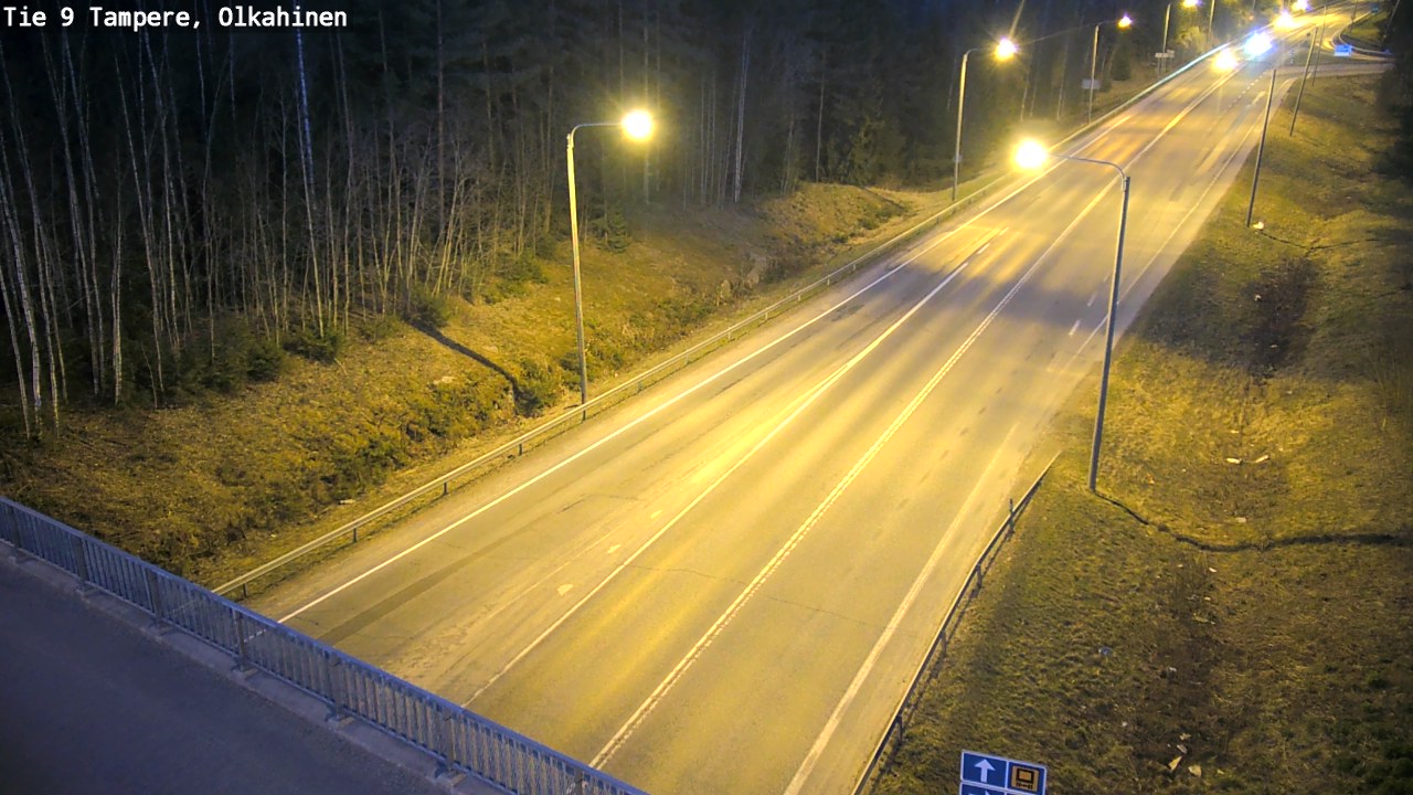 Weather Camera Image Road 9 Tampere, Olkahinen, Tampere, Pirkanmaa