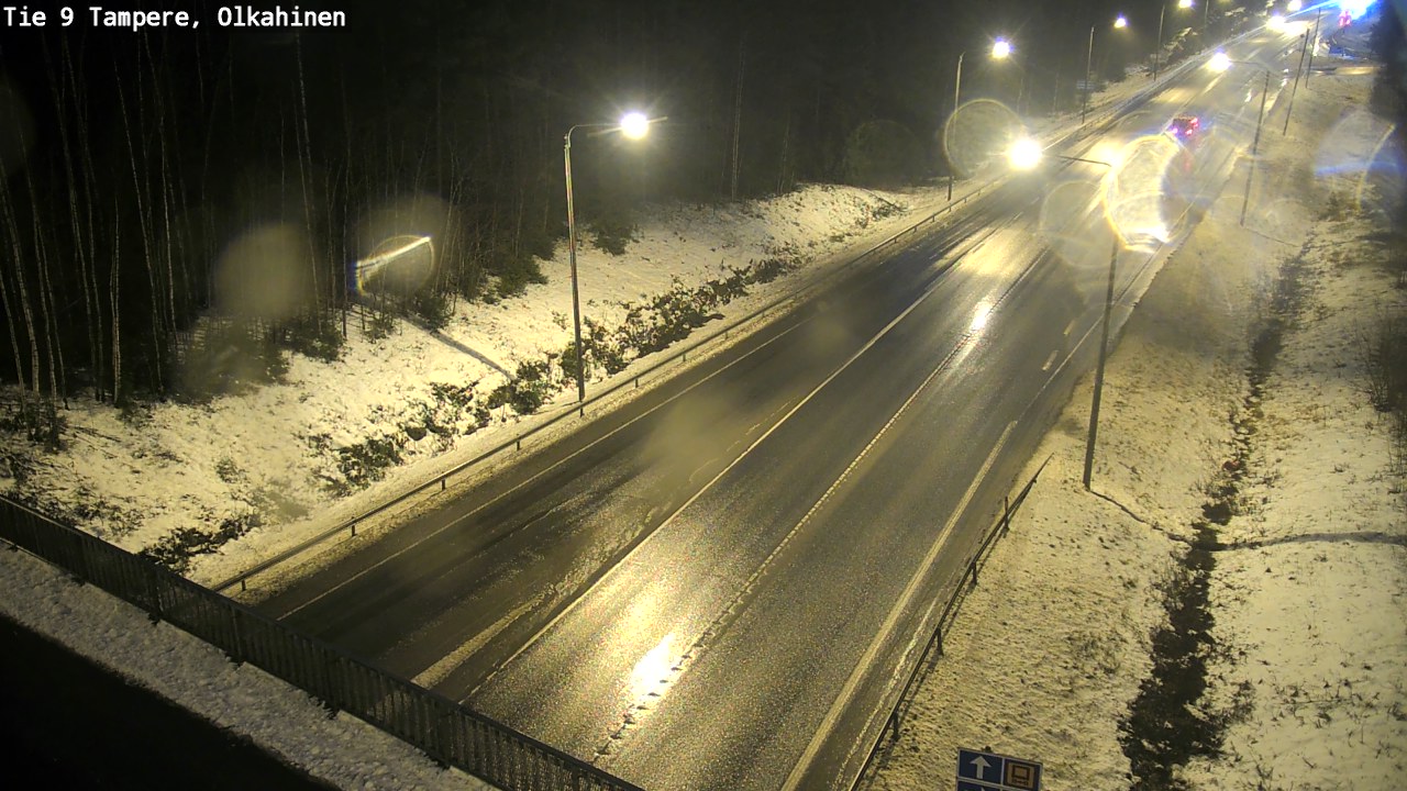 Weather Camera Image Väg 9 Tammerfors, Olkahinen, Tampere, Pirkanmaa