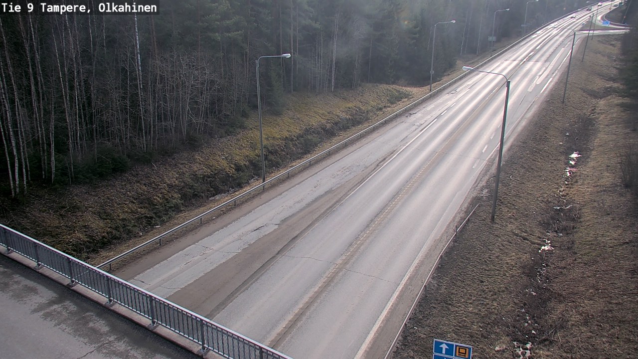 Weather Camera Image Road 9 Tampere, Olkahinen, Tampere, Pirkanmaa