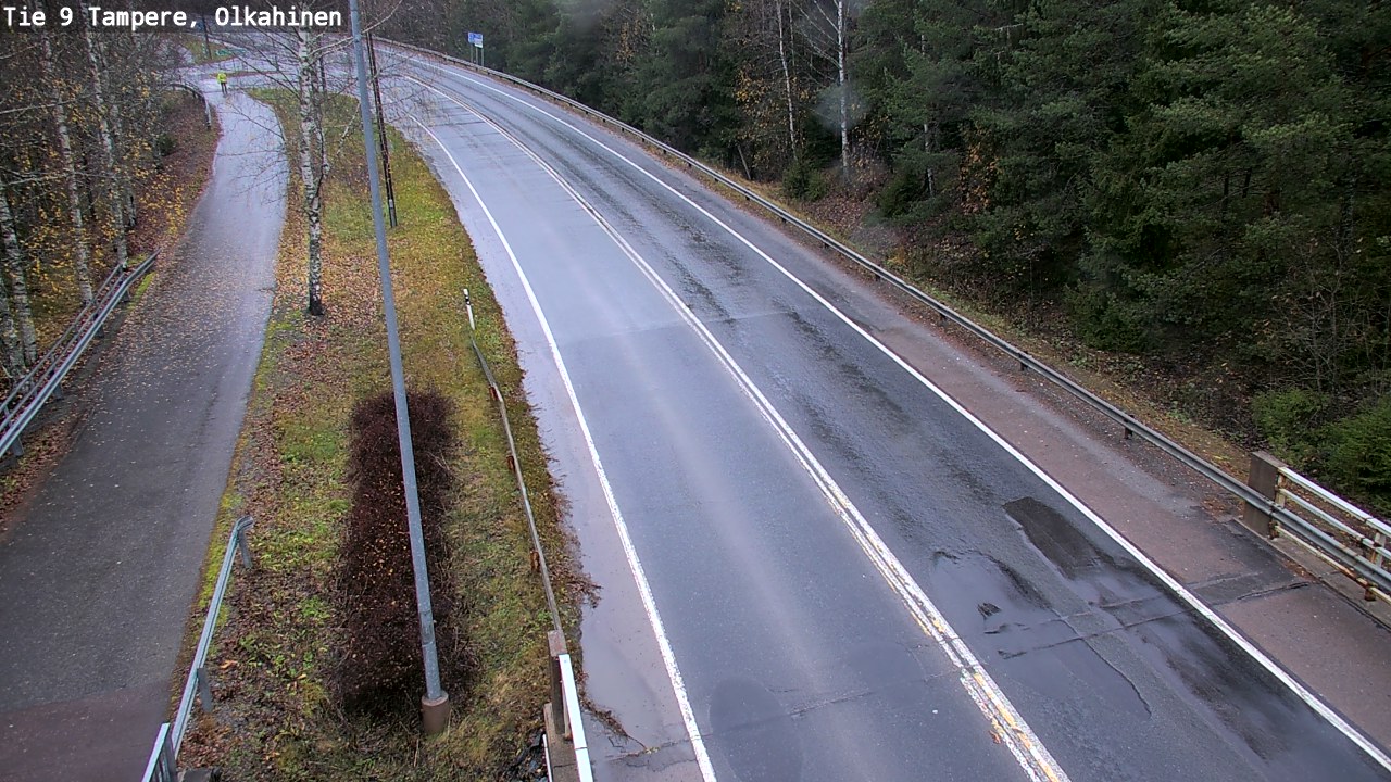 Weather Camera Image Road 9 Tampere, Olkahinen, Tampere, Pirkanmaa