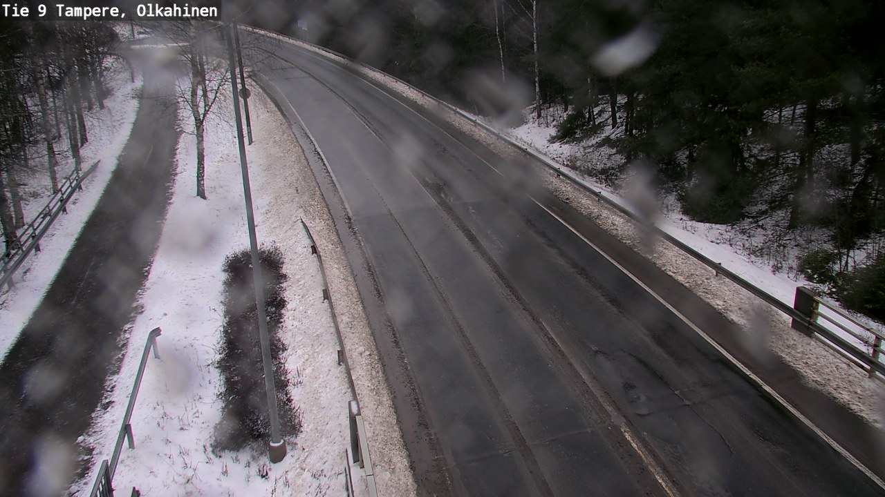 Weather Camera Image Väg 9 Tammerfors, Olkahinen, Tampere, Pirkanmaa