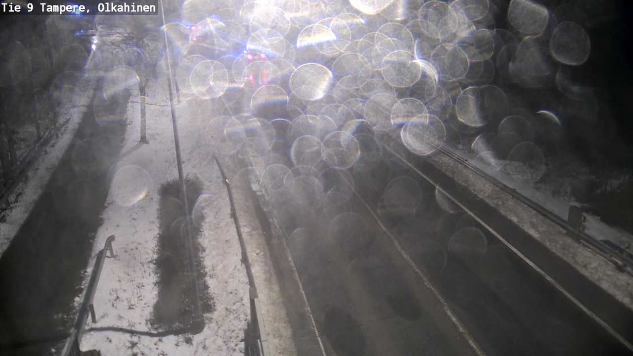 Weather Camera Image Väg 9 Tammerfors, Olkahinen, Tampere, Pirkanmaa
