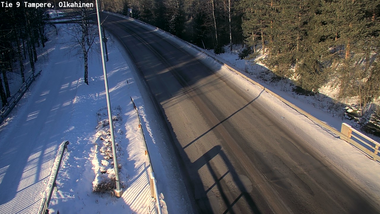 Weather Camera Image Road 9 Tampere, Olkahinen, Tampere, Pirkanmaa