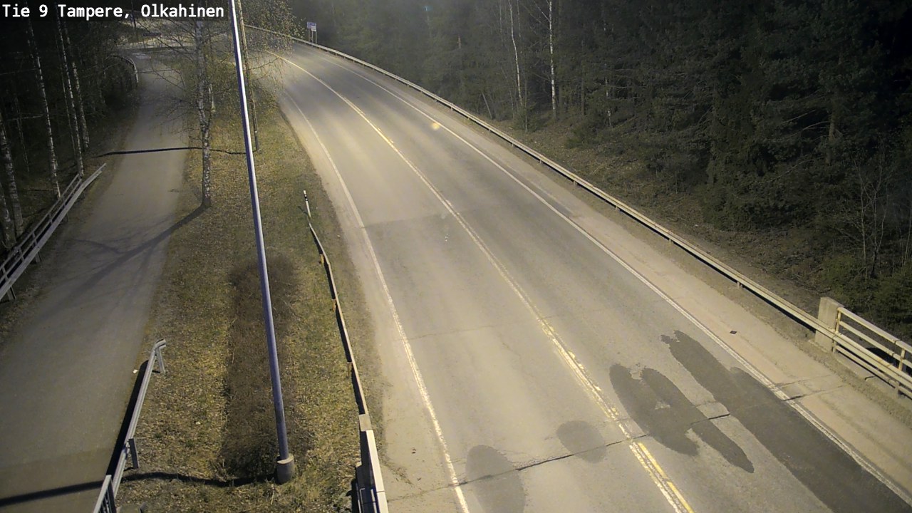 Weather Camera Image Väg 9 Tammerfors, Olkahinen, Tampere, Pirkanmaa