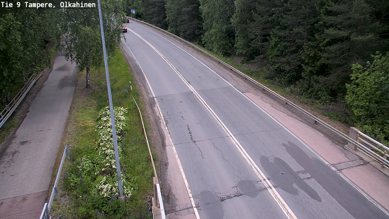 Weather Camera Image Väg 9 Tammerfors, Olkahinen, Tampere, Pirkanmaa