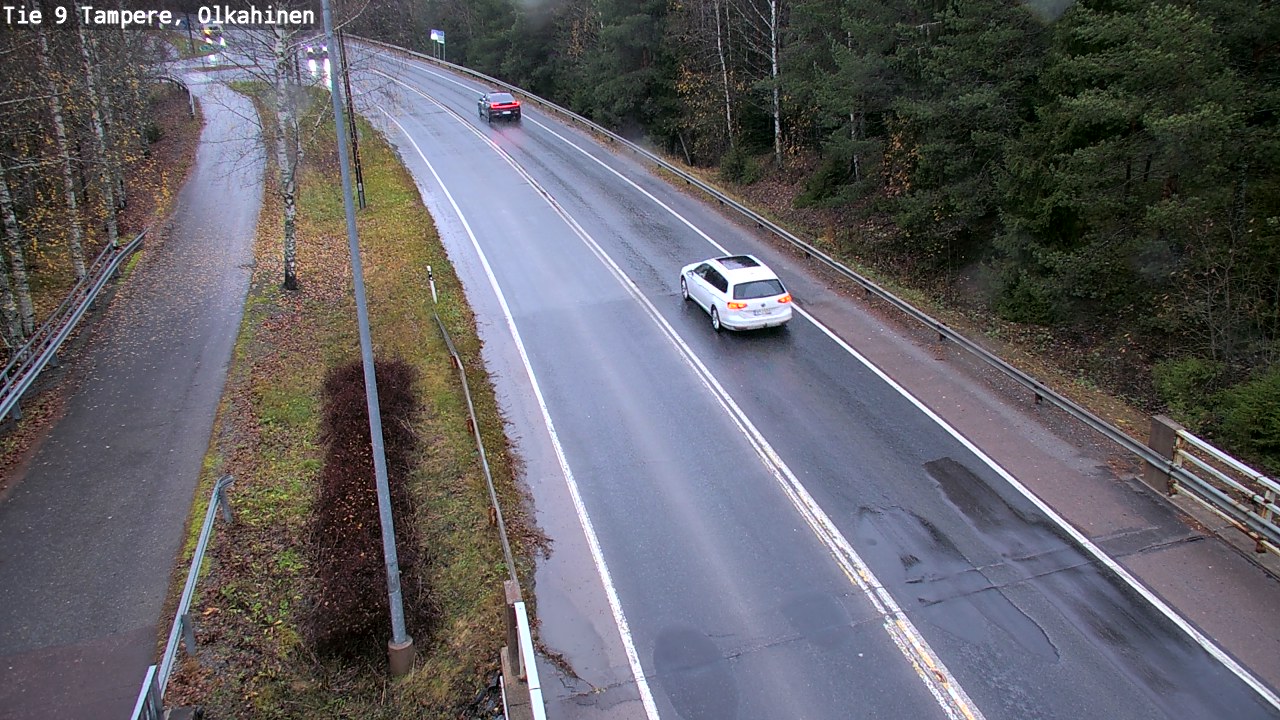 Weather Camera Image Väg 9 Tammerfors, Olkahinen, Tampere, Pirkanmaa