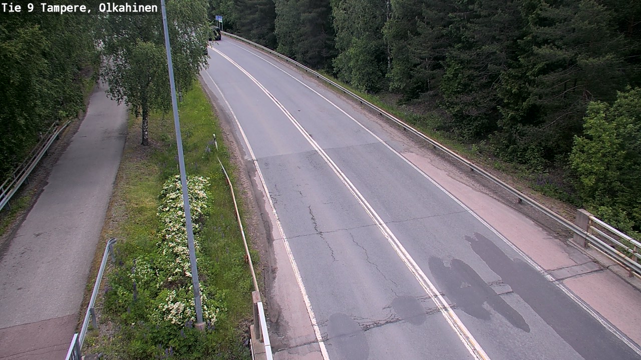 Weather Camera Image Väg 9 Tammerfors, Olkahinen, Tampere, Pirkanmaa