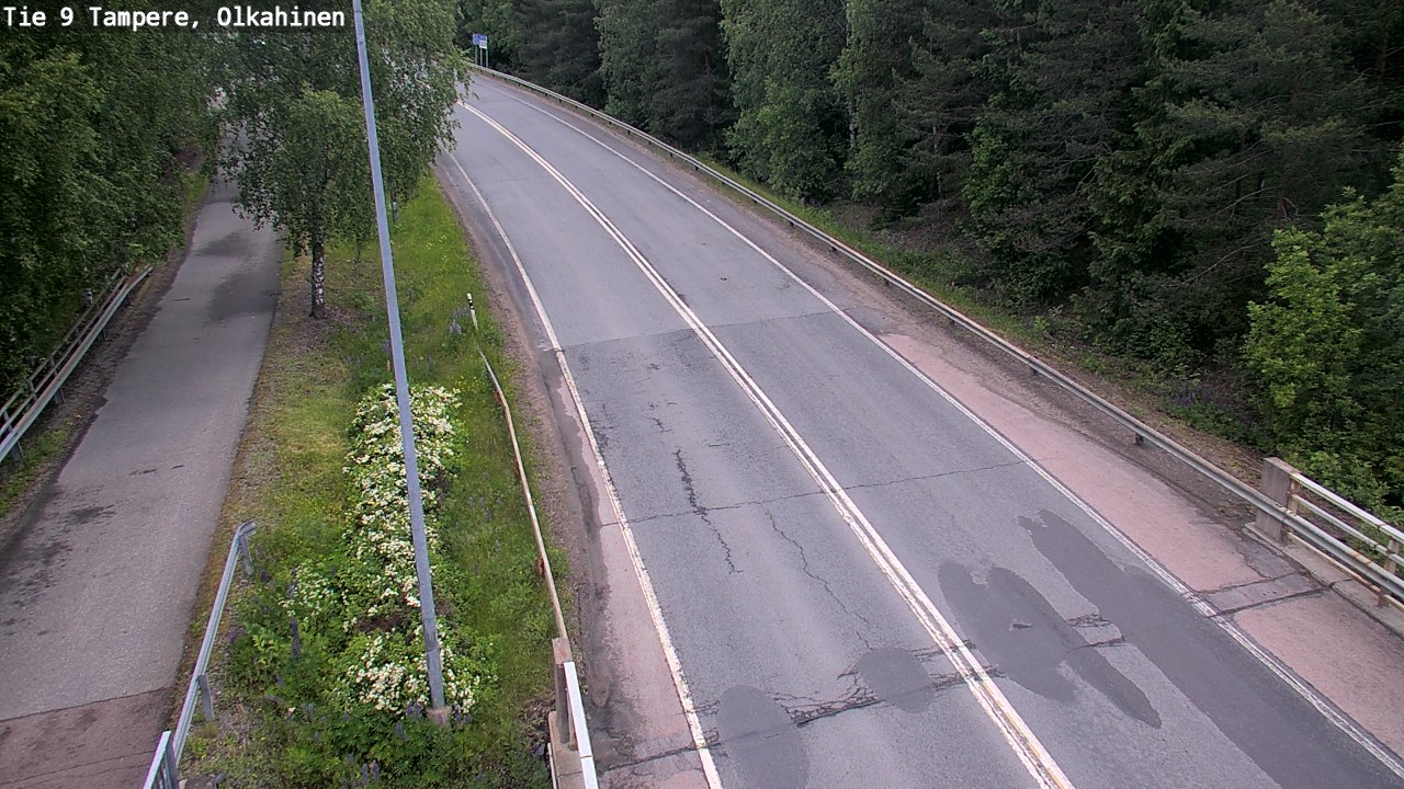 Weather Camera Image Väg 9 Tammerfors, Olkahinen, Tampere, Pirkanmaa
