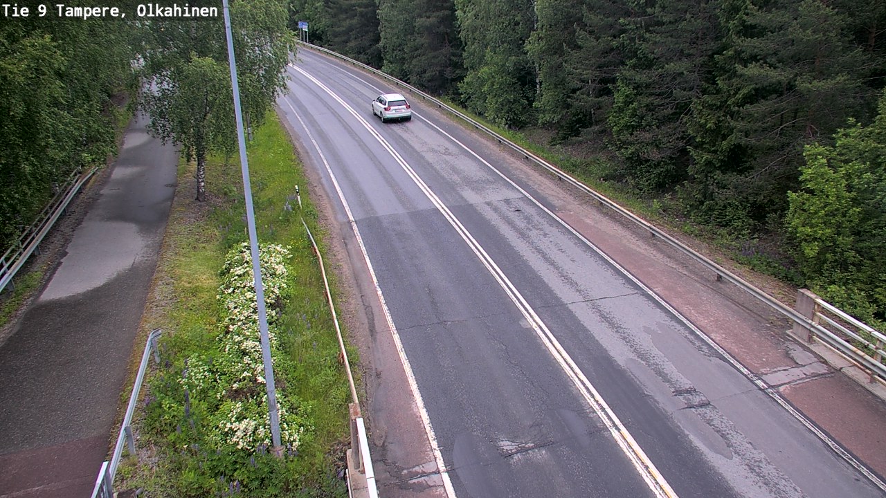Weather Camera Image Väg 9 Tammerfors, Olkahinen, Tampere, Pirkanmaa