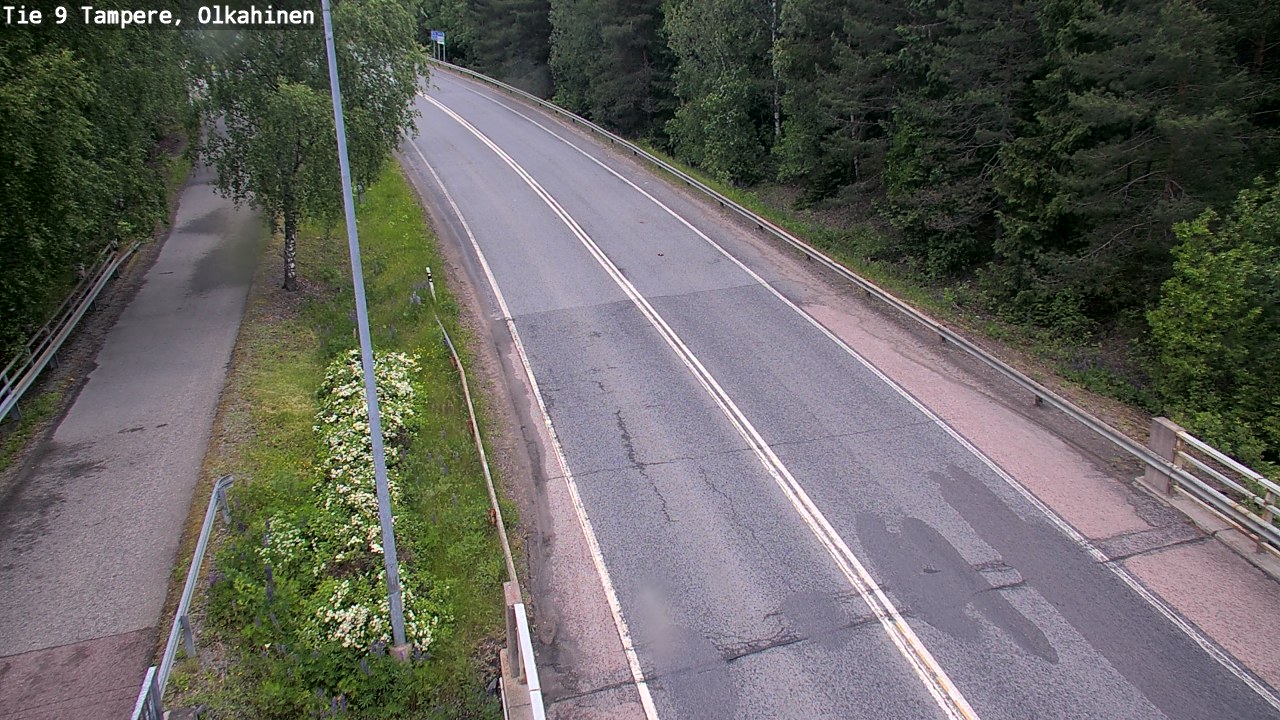 Weather Camera Image Väg 9 Tammerfors, Olkahinen, Tampere, Pirkanmaa