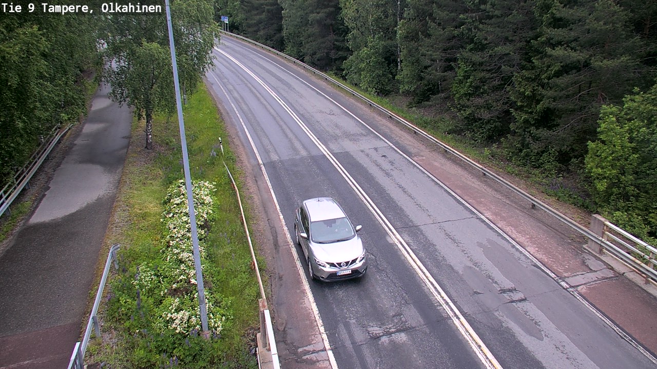 Weather Camera Image Väg 9 Tammerfors, Olkahinen, Tampere, Pirkanmaa