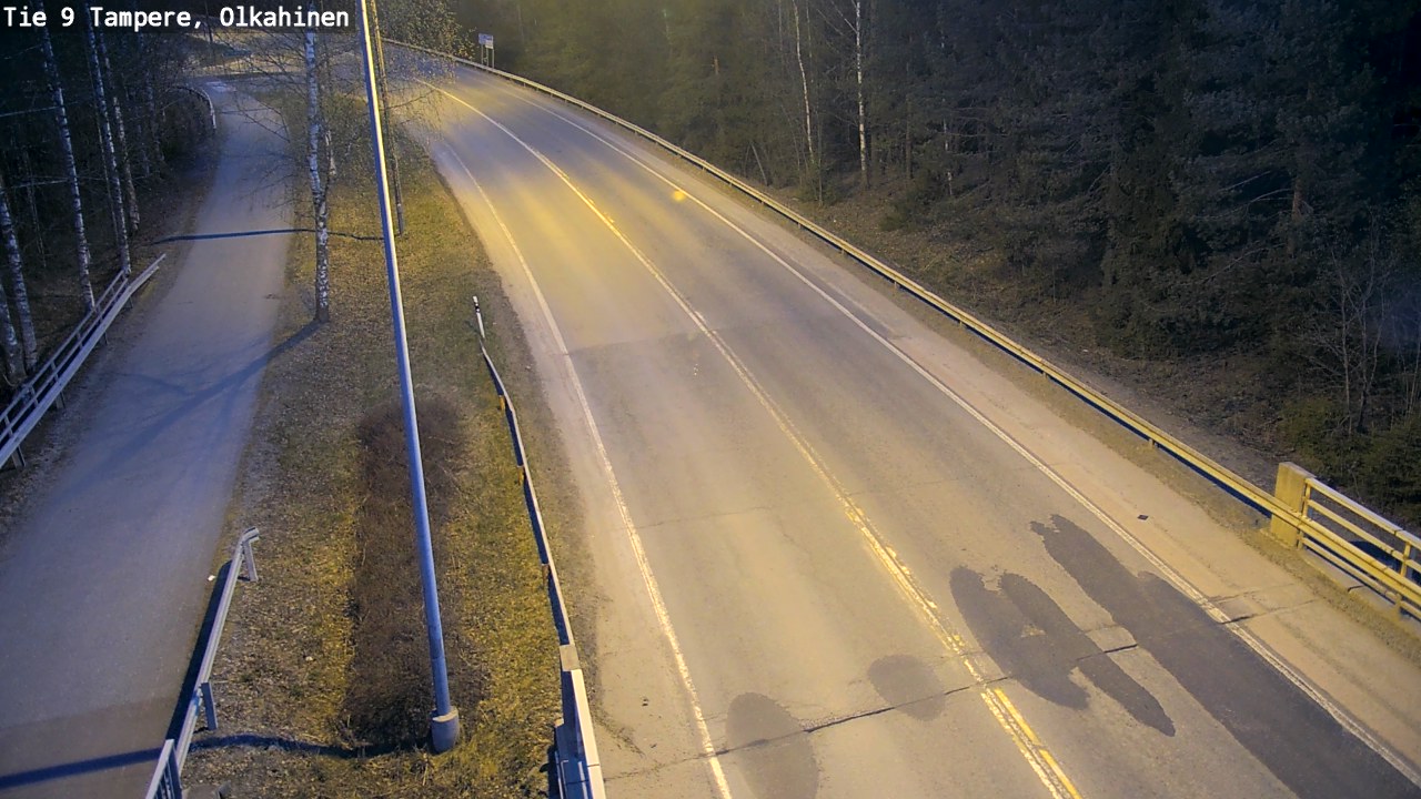 Weather Camera Image Väg 9 Tammerfors, Olkahinen, Tampere, Pirkanmaa